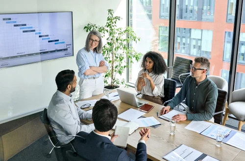 Happy people in a car